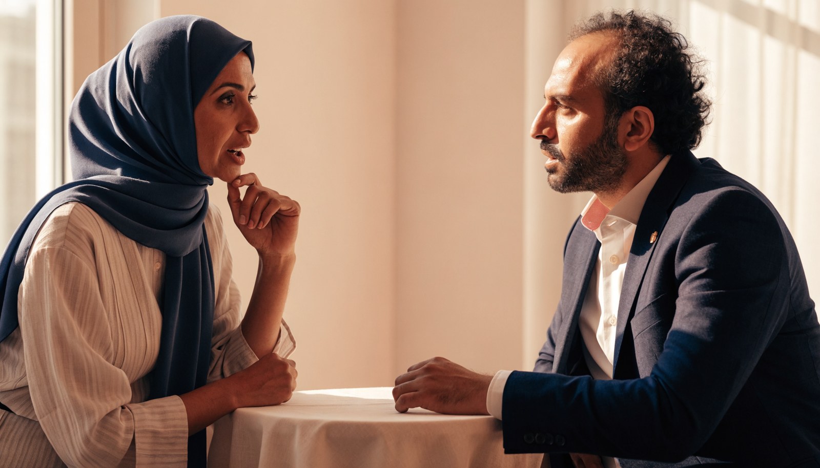 A professional asking an adviser a question.